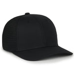 One Size Black/Black Outdoor Cap FLX672M-E 