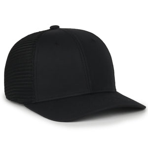 One Size Black/Black Outdoor Cap FLX672M-E 