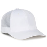 One Size White/White Outdoor Cap FLX672M-E