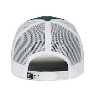 One Size Dark Green/White Outdoor Cap OCFOAM 