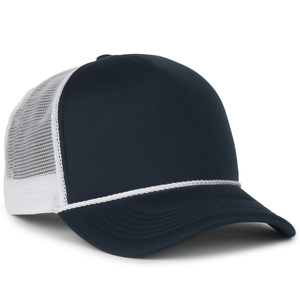 One Size Navy/White Outdoor Cap OCFOAM 
