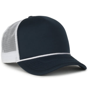 One Size Navy/White Outdoor Cap OCFOAM 