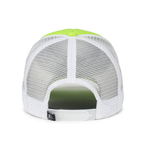 One Size Neon Lime/White Outdoor Cap OCFOAM 