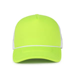 One Size Neon Lime/White Outdoor Cap OCFOAM 