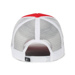 One Size Red/White Outdoor Cap OCFOAM