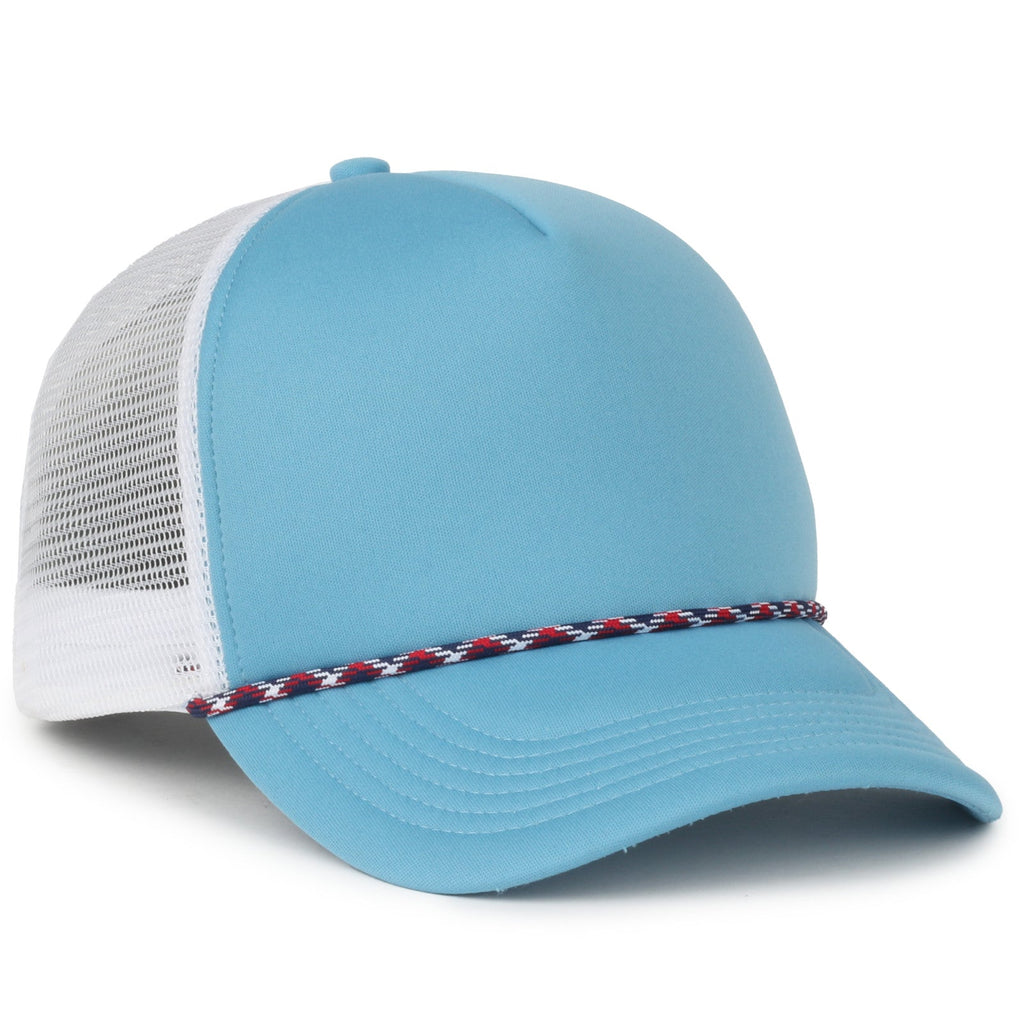 One Size Surf Blue/White Outdoor Cap OCFOAM 