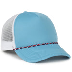 One Size Surf Blue/White Outdoor Cap OCFOAM 