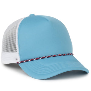 One Size Surf Blue/White Outdoor Cap OCFOAM 