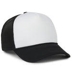 One Size White/Black/Black Outdoor Cap OCFOAM 