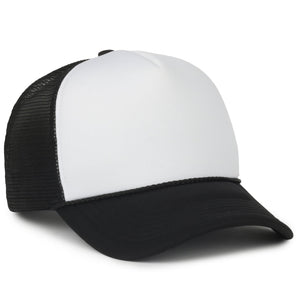One Size White/Black/Black Outdoor Cap OCFOAM 