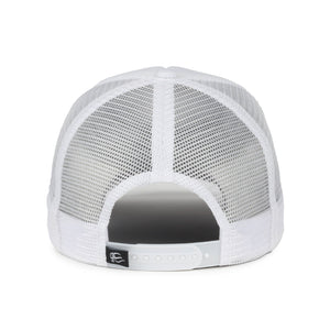 One Size White/White Outdoor Cap OCFOAM 