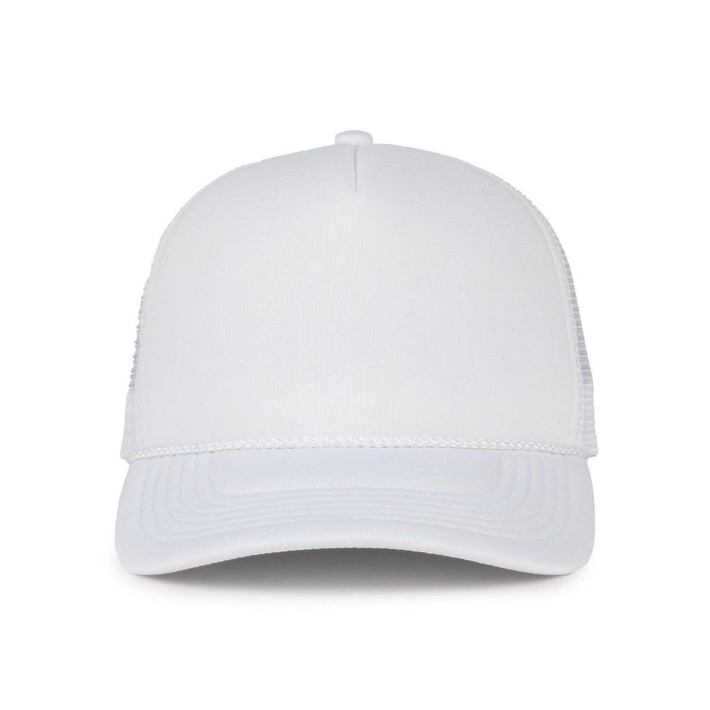 One Size White/White Outdoor Cap OCFOAM 