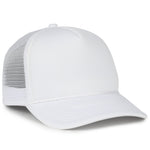 One Size White/White Outdoor Cap OCFOAM 