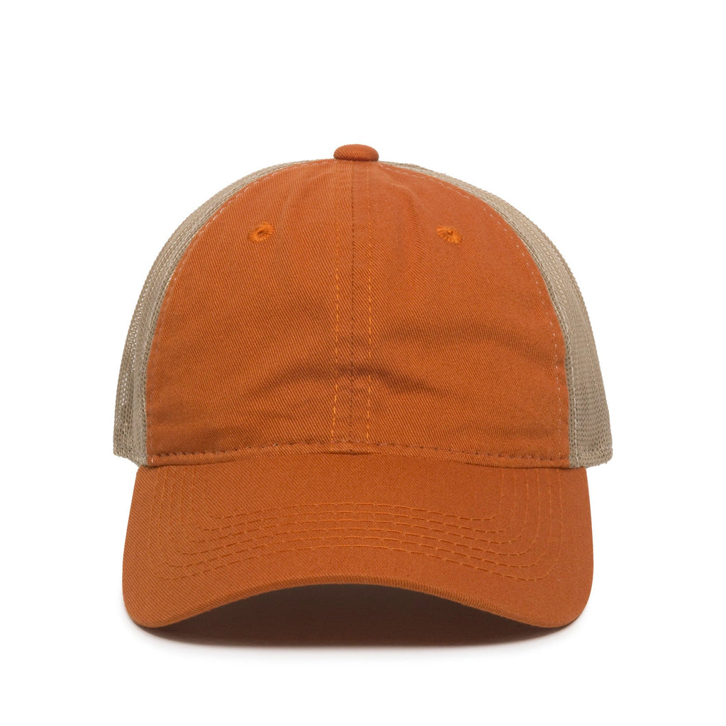 One Size Burnt Orange/Tan Outdoor Cap FWT-130 