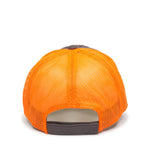 One Size Charcoal/Neon Orange Outdoor Cap FWT-130 