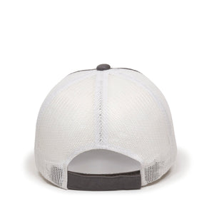 One Size Charcoal/White Outdoor Cap FWT-130 