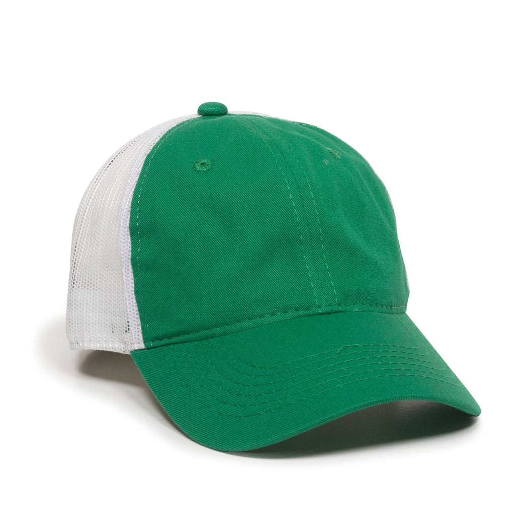 One Size Kelly/White Outdoor Cap FWT-130 