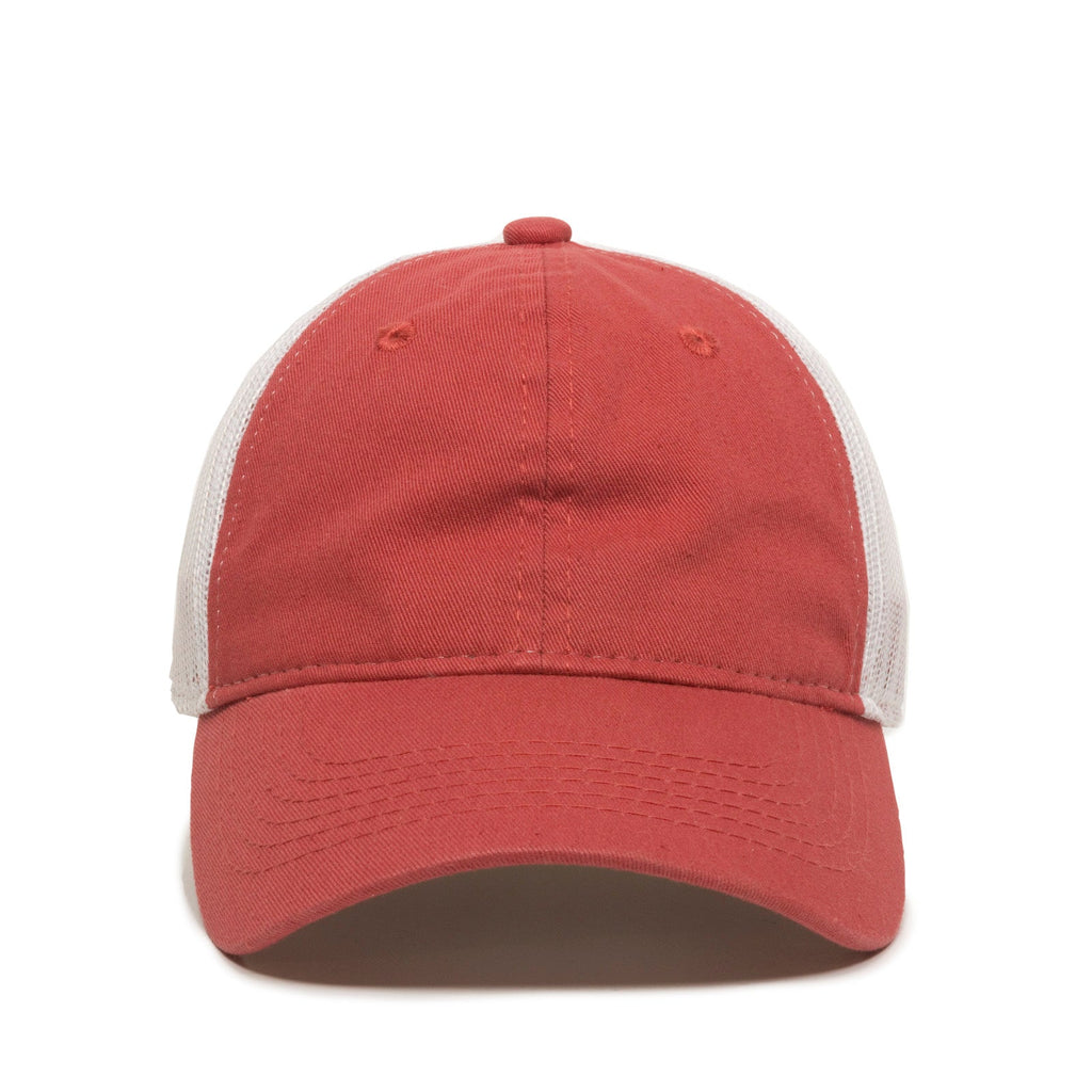 One Size Nantucket Red/White Outdoor Cap FWT-130 