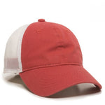 One Size Nantucket Red/White Outdoor Cap FWT-130