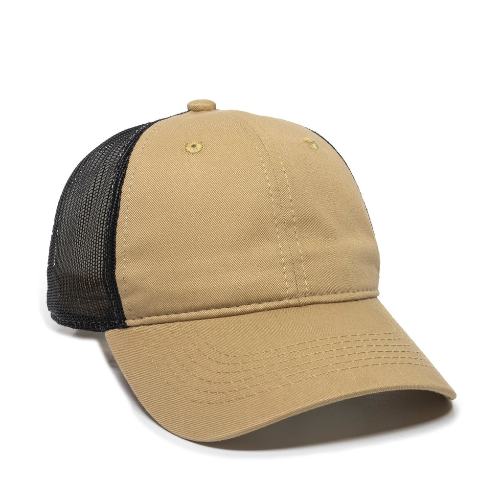 One Size Old Gold/Black Outdoor Cap FWT-130 