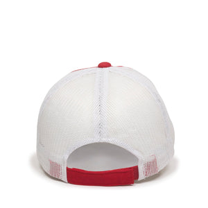 One Size Red/White Outdoor Cap FWT-130 