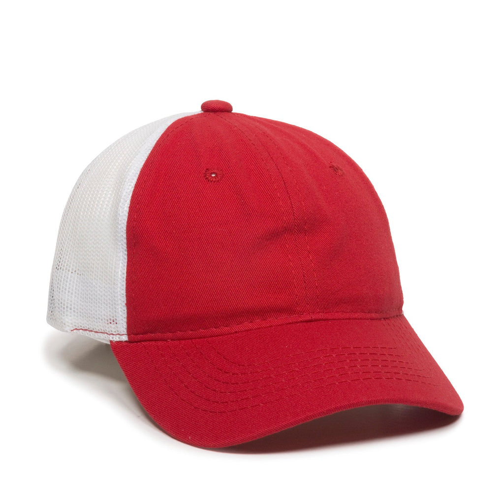 One Size Red/White Outdoor Cap FWT-130 