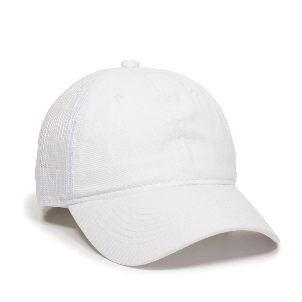 One Size White Outdoor Cap FWT-130 