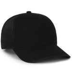One Size Black/Black Outdoor Cap FWT-130SB 