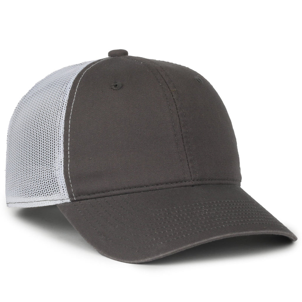 One Size Charcoal/White Outdoor Cap FWT-130SB 