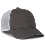 One Size Charcoal/White Outdoor Cap FWT-130SB 