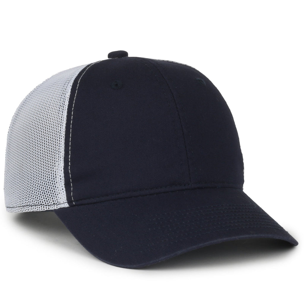 One Size Navy/White Outdoor Cap FWT-130SB 