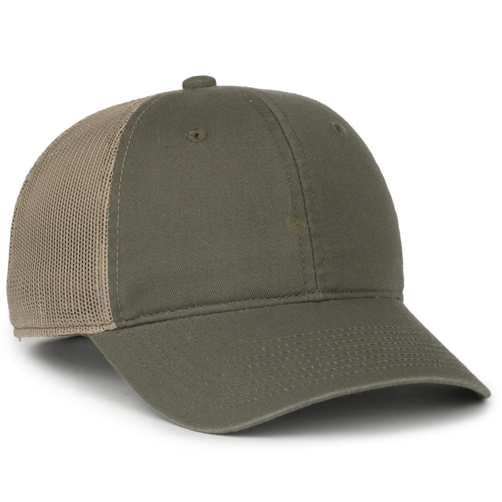 One Size Olive/Khaki Outdoor Cap FWT-130SB 