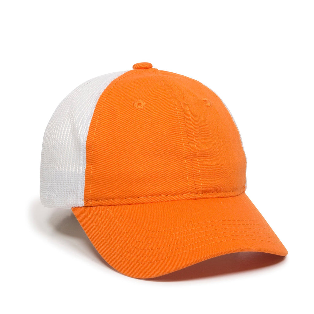 One Size Orange/White Outdoor Cap FWT-130 
