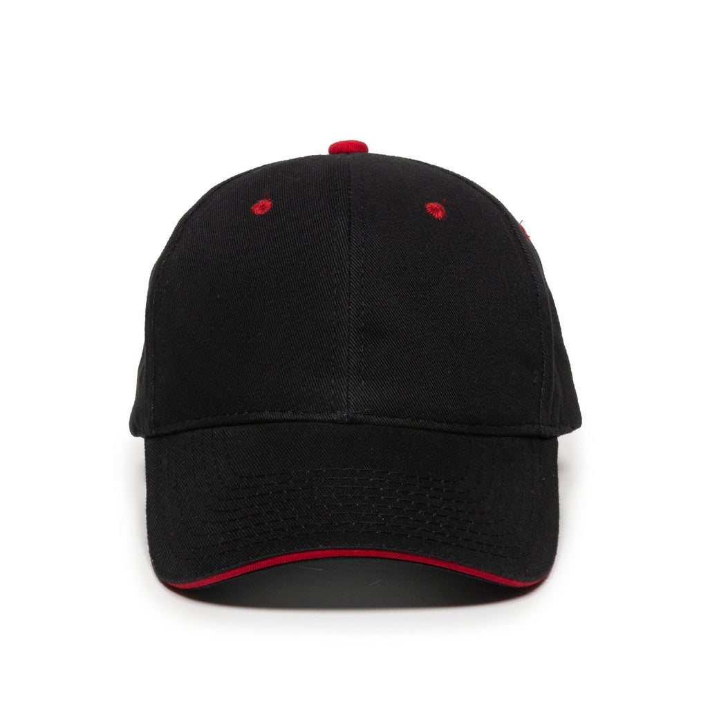 One Size Black/Red Outdoor Cap GL-845 