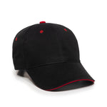 One Size Black/Red Outdoor Cap GL-845 