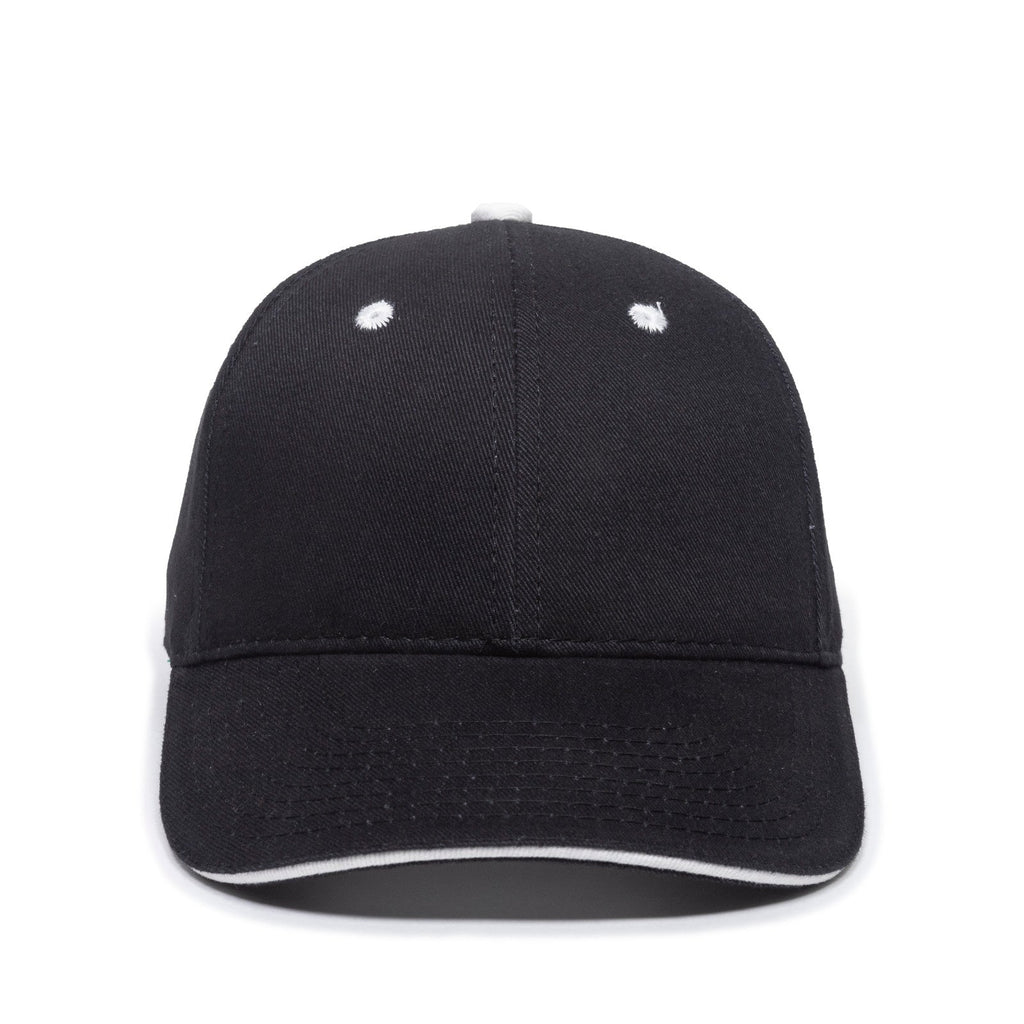 One Size Black/White Outdoor Cap GL-845 