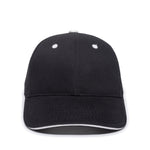 One Size Black/White Outdoor Cap GL-845