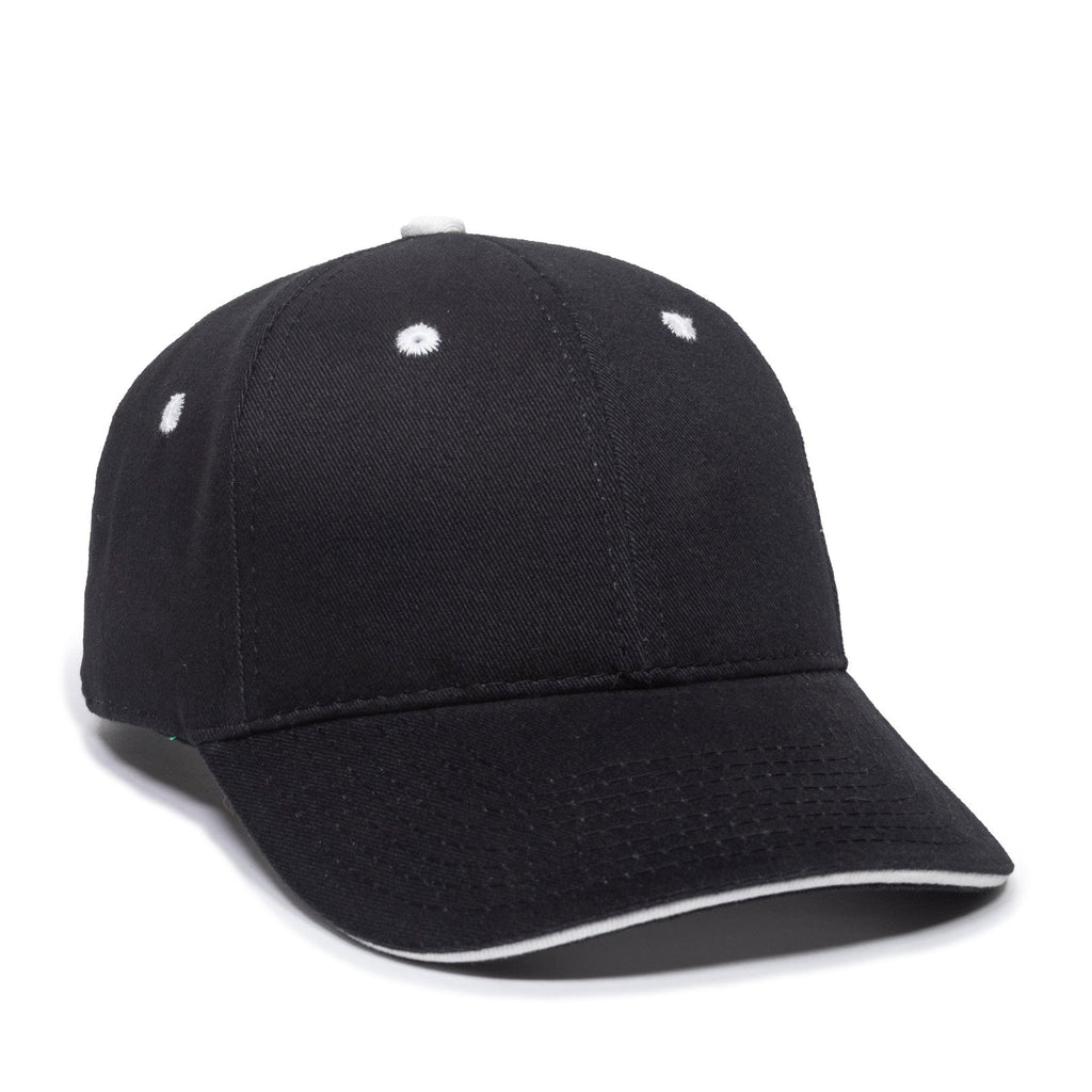 One Size Black/White Outdoor Cap GL-845 