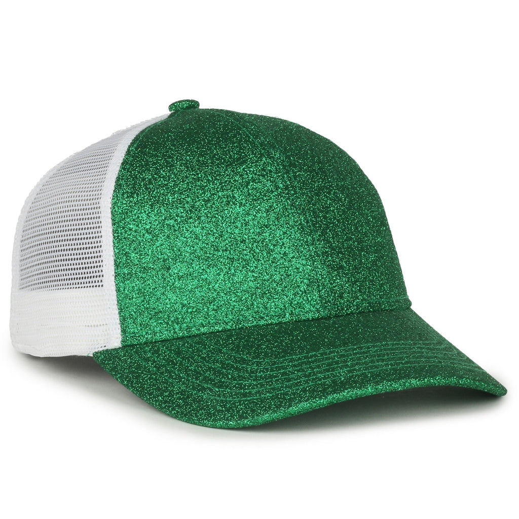 One Size Emerald/White Outdoor Cap OCGLTR 