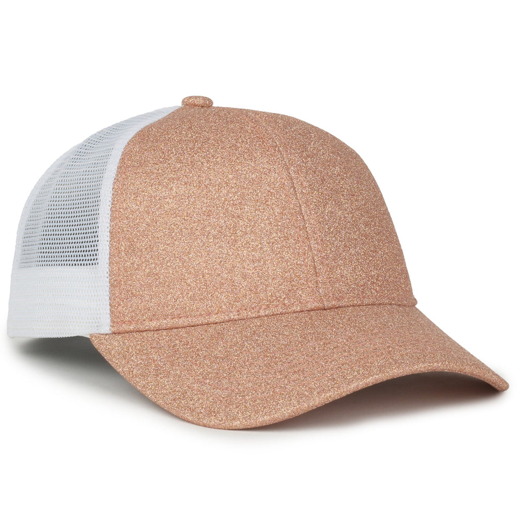 One Size Rose Gold/White Outdoor Cap OCGLTR 