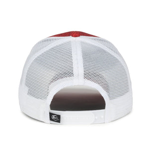 One Size Ruby/White Outdoor Cap OCGLTR 