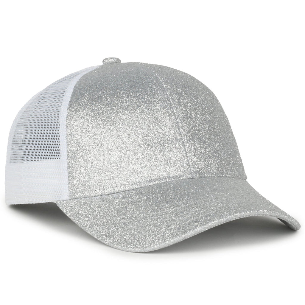 One Size Silver/White Outdoor Cap OCGLTR 