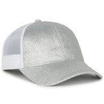 One Size Silver/White Outdoor Cap OCGLTR 