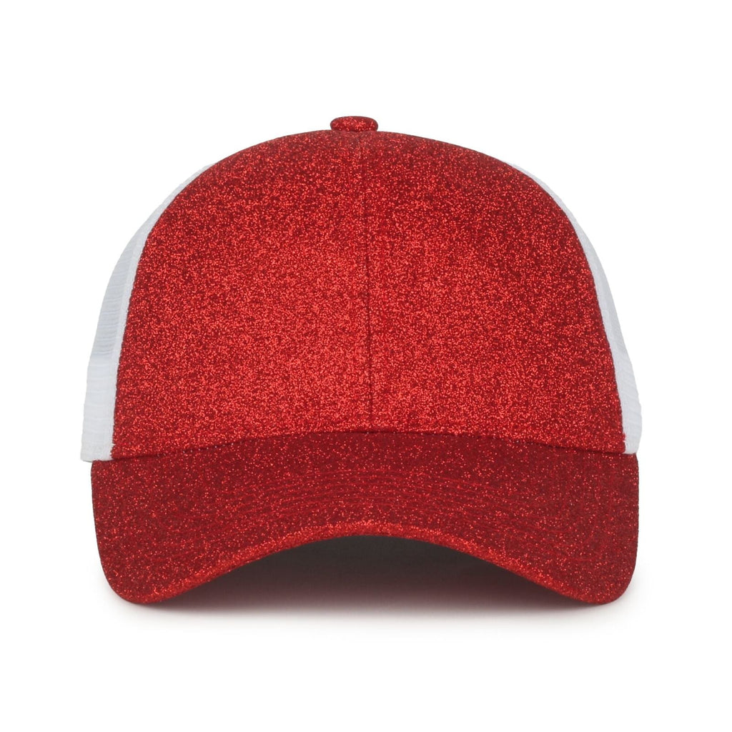 One Size Ruby/White Outdoor Cap OCGLTR 