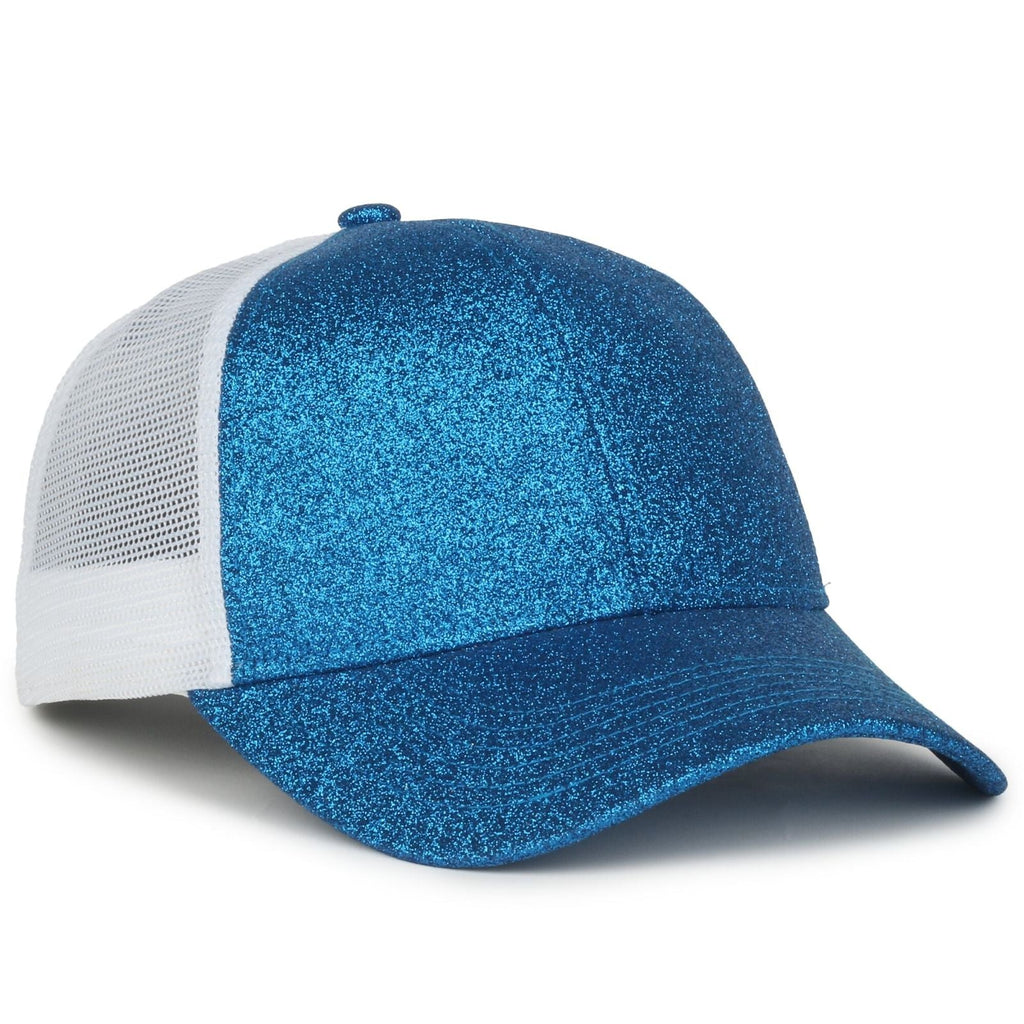 One Size Sapphire/White Outdoor Cap OCGLTR 