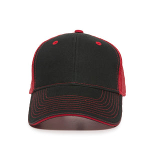 One Size Black/Red Outdoor Cap GWT-101M 