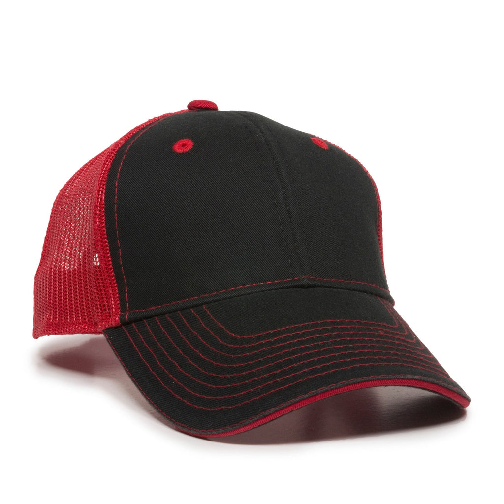 One Size Black/Red Outdoor Cap GWT-101M 