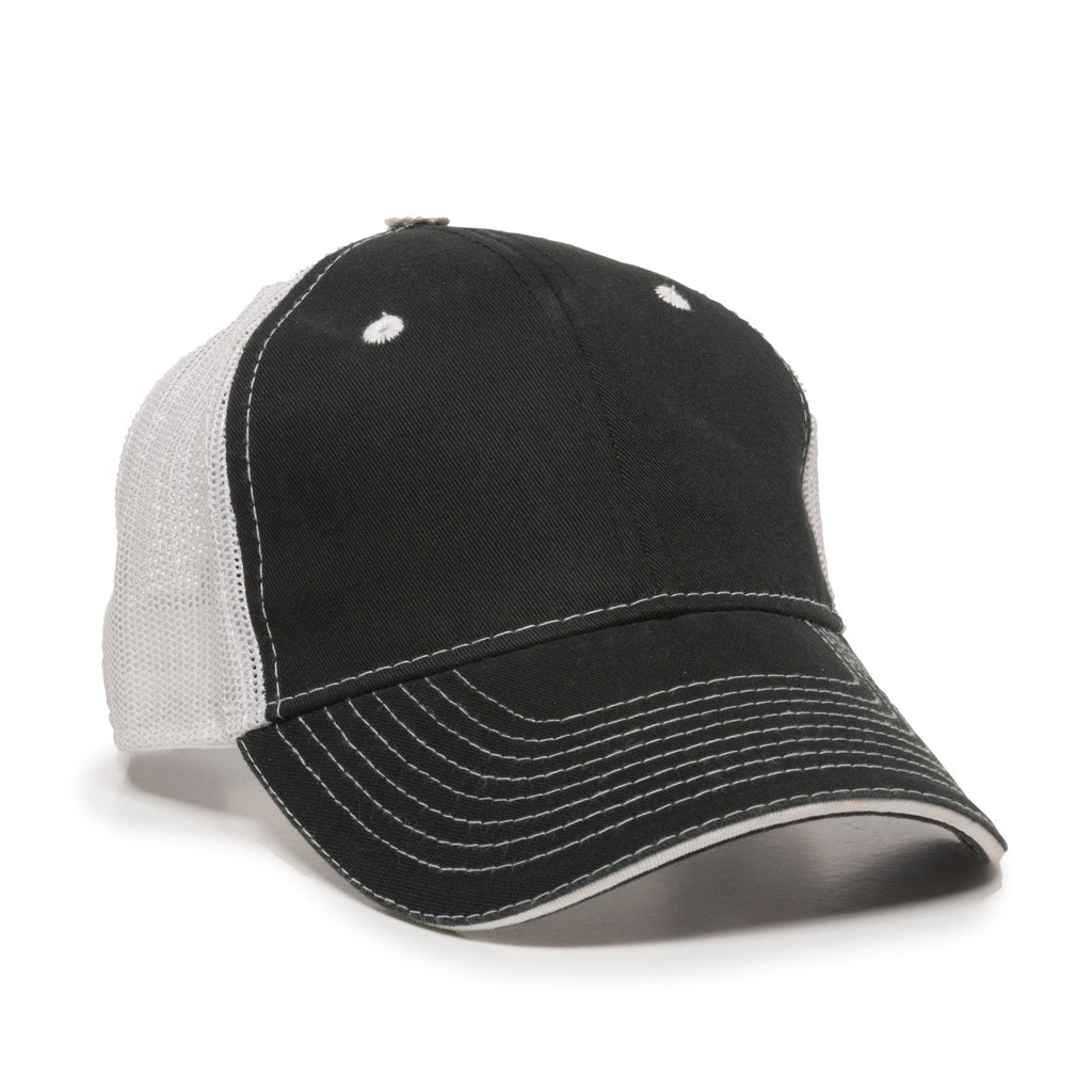 One Size Black/White Outdoor Cap GWT-101M 