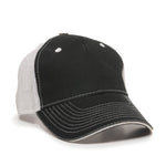 One Size Black/White Outdoor Cap GWT-101M 