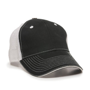 One Size Black/White Outdoor Cap GWT-101M 